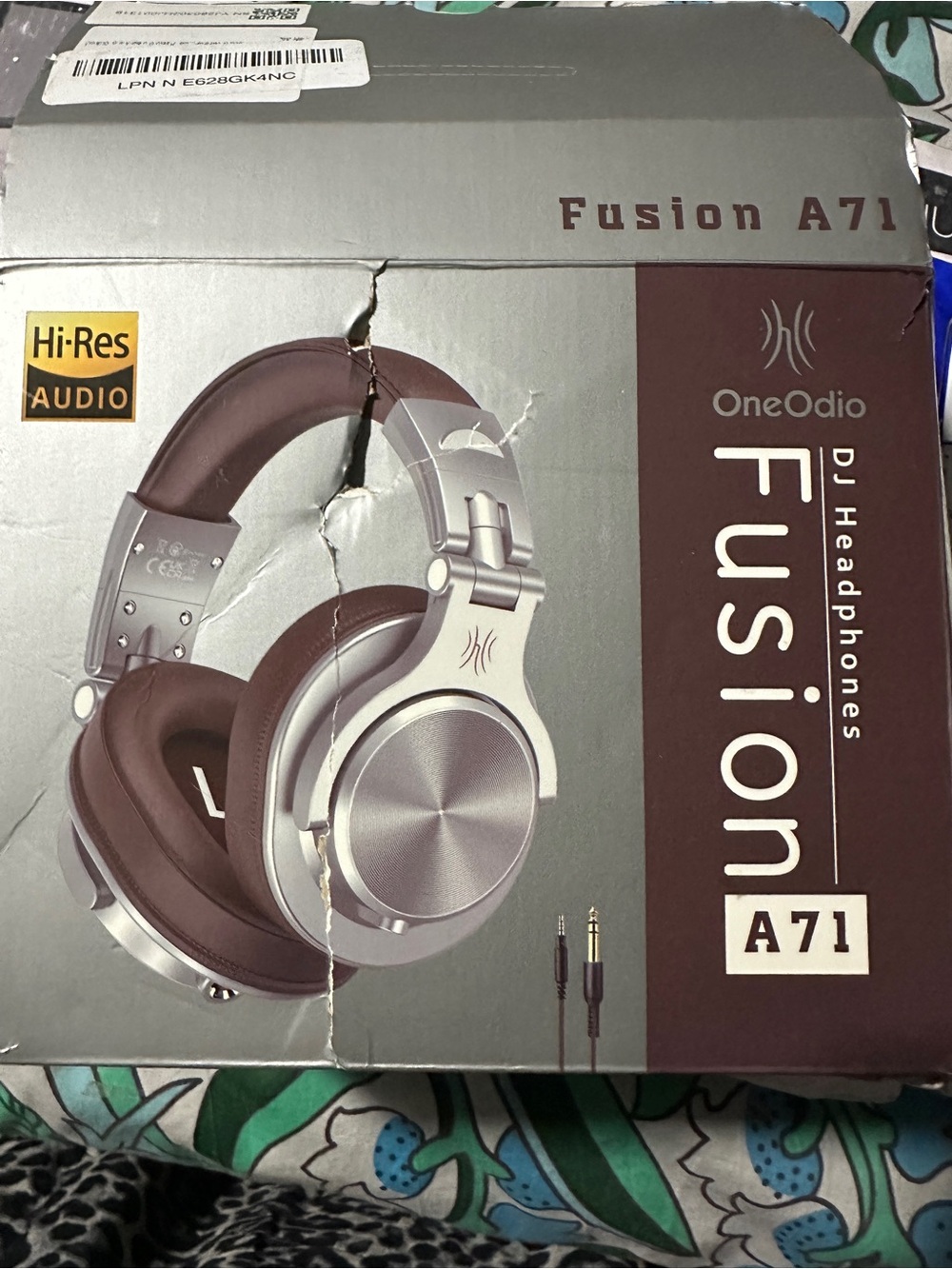 Fusion A71 Brown Over-Ear DJ Headphones